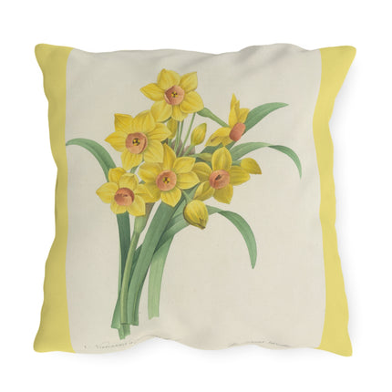 Choix des plus belles fleurs, Plate 052 by Pierre Joseph Redouté Outdoor Pillows