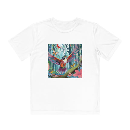 A Colorful Raptor Youth Competitor Tee