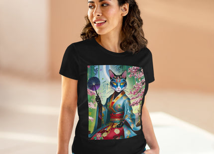 Cyberpunk Geisha Cotton Tee