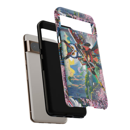 Cyberpunk Samurai Owl Phone Cases
