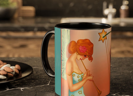 Heavenly Angel Duet Colorful Mugs (11oz, 15oz)