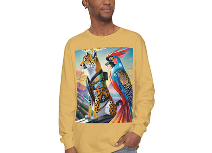 Cybernetic Duets Garment-dyed Long Sleeve T-Shirt