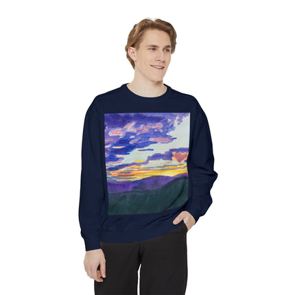 Naturstudie XII by Karl Wiener Garment-Dyed Sweatshirt