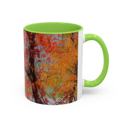 Autumn leaves by Edward Okuń Colorful Mugs (11oz, 15oz)