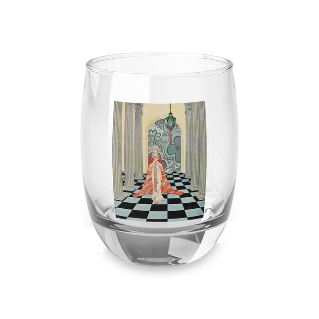 Cadmus Beheld a Female Figure by Virginia Frances Sterrett Whiskey Glass