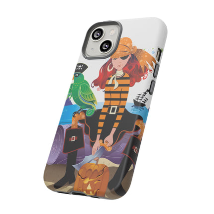 Moonlit Pirate Halloween Phone Cases