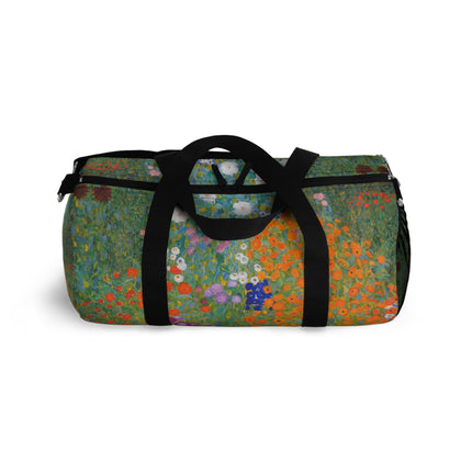 Cottage Garden by Gustav Klimt Duffle Bag