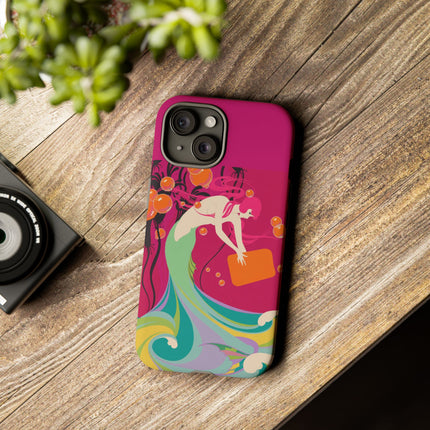 Mermaid Dive Phone Case – Vibrant Waves & Playful Elegance