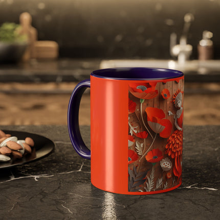 Poppy Fairy Colorful Mugs (11oz, 15oz)