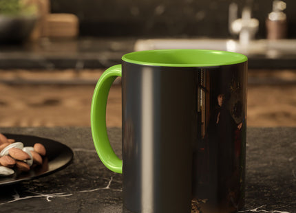 Arnolfini Portrait by Jan Van Eyck Colorful Mugs (11oz, 15oz)
