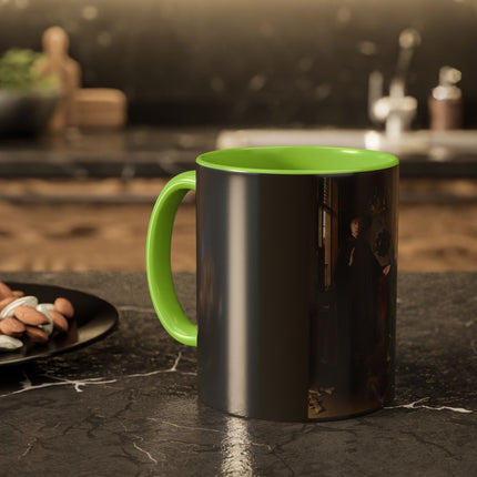 Arnolfini Portrait by Jan Van Eyck Colorful Mugs (11oz, 15oz)