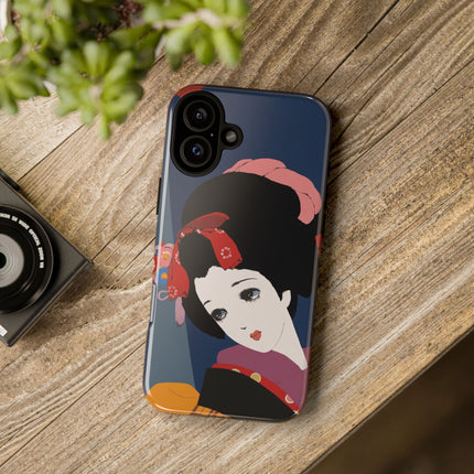 Geisha Portrait Phone Case – Elegant Beauty & Timeless Grace