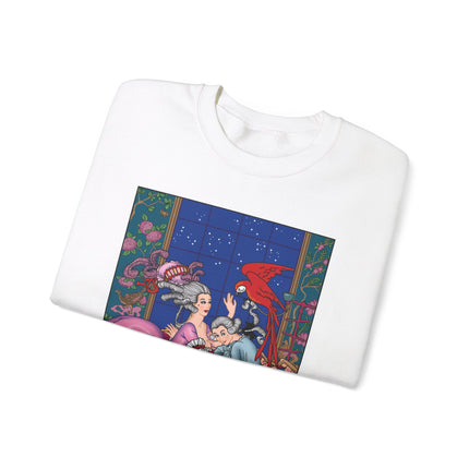The Jealous Parrot by George Barbier Heavy Blend™ Crewneck Sweatshirt