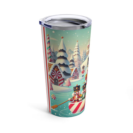 Nutcracker Candy-Striped Adventure Tumbler 20oz