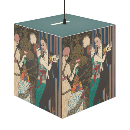 La Danse by George Barbier Light Cube Lamp