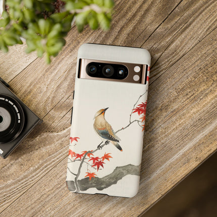 Japanese Bird on Maple by Ohara Koson Phone Cases
