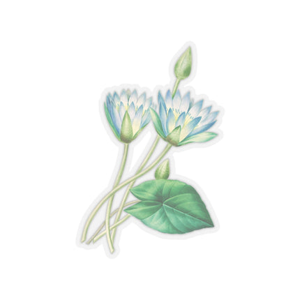 Egyptian lotus flower botanical illustration by Pierre-Joseph Redouté Kiss-Cut Stickers (4 Sizes)