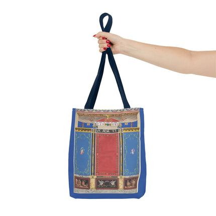 Trompe L’Oeil Designer Tote Bag – Columns, Swans and Vases (AOP)