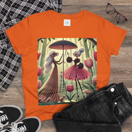 Under the Tulip Parasol Cotton Tee