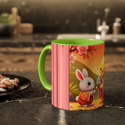 Whimsical Springtime Exchange Colorful Mugs (11oz, 15oz)