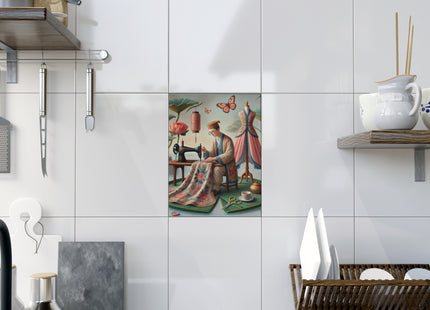 The Tailor’s Garden Ceramic Tile