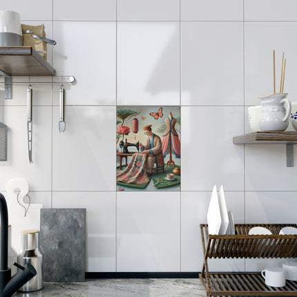 The Tailor’s Garden Ceramic Tile