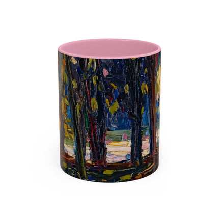 In the Park of St. Cloud by Wassily Kandinsky Colorful Mugs (11oz, 15oz)
