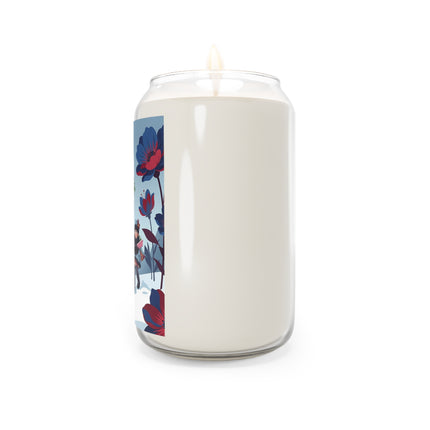 🎁🌺 The Christmas Gift Garden Stroll Scented Soy Candle – Art Deco Holiday Fantasy