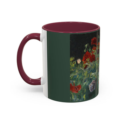 A Study of Poppies for Carnation, Lily, Lily, Rose by John Singer Sargent Colorful Mugs (11oz, 15oz)