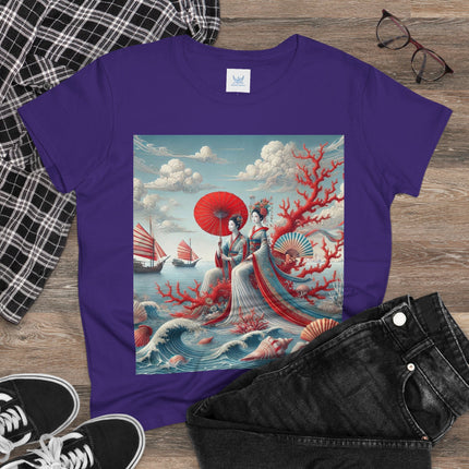 Ladies by the Quiet Sea Cotton Tee