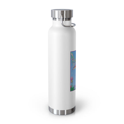 Blossoming Fairy Magic Copper Vacuum Insulated Bottle, 22 oz