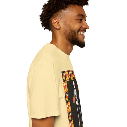 Candy Corn Skeleton Unisex Garment-Dyed T-shirt