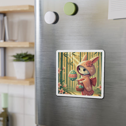 Geisha Kitten’s Easter Die-Cut Magnets (5 Sizes)