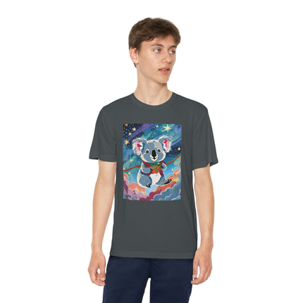 Cute Koala Youth Competitor Tee – Dreamy Skies & Whimsical Wonder