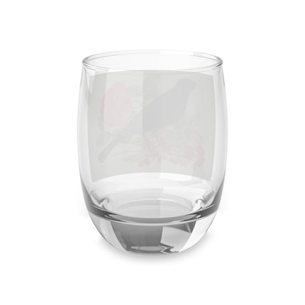 Blackbird with Roses by Anonymous Whiskey Glass