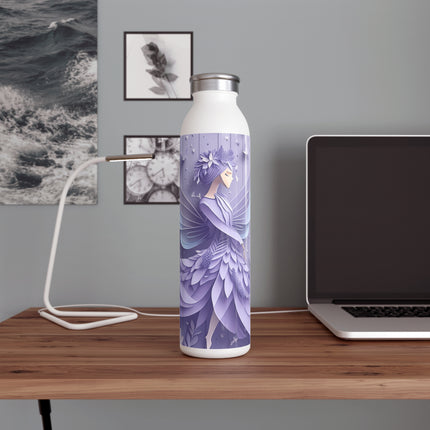 Lavender Fairy Slim Water Bottle