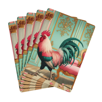 The Salon Rooster Playing Cards