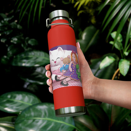 Joy of Friendship Copper Vacuum Insulated Bottle, 22oz