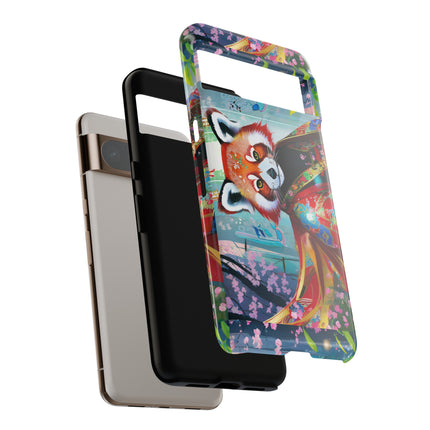 Cybernetic Red Panda Phone Cases