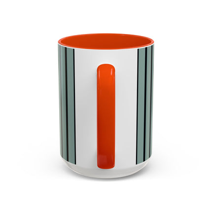 Red Sled & Curious Cats Colorful Mugs (11oz, 15oz)