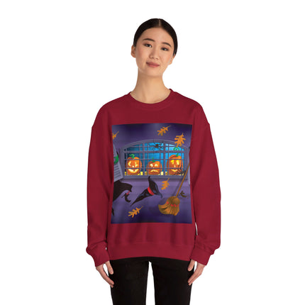 Whimsical Halloween Mischief Unisex Heavy Blend™ Crewneck Sweatshirt