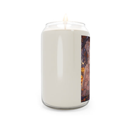🎃🌙 The Midnight Court Of Pumpkin Grove Scented Soy Candle – Elegant Halloween Masquerade