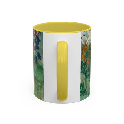 Flowers by August Babberger Colorful Mugs (11oz, 15oz)