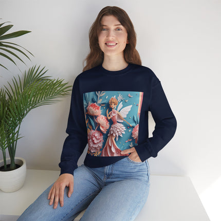 Peony Fairy Unisex Heavy Blend™ Crewneck Sweatshirt