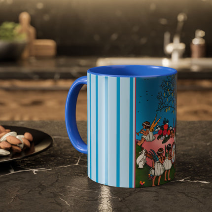 Enchanted Easter Gathering Colorful Mugs (11oz, 15oz)