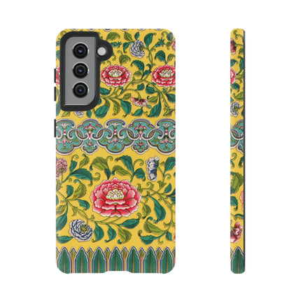 Chinese Floral Illustration by Owen Jones Phone Cases