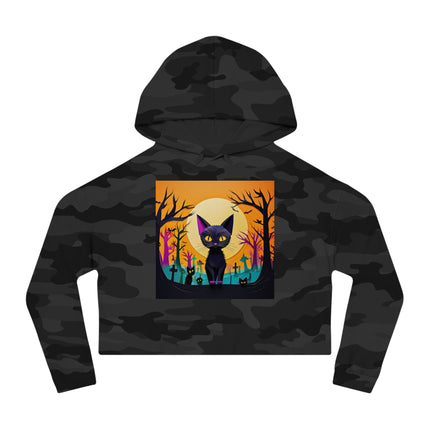 Phantom Parade Women’s Cropped Hooded Sweatshirt