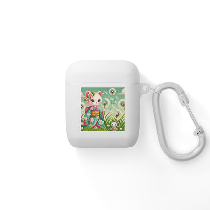 Geisha Kitten and the Dandelion Wish AirPods and AirPods Pro Case