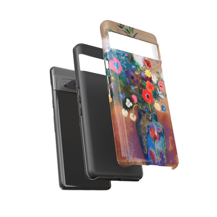 Bouquet of Flowers by Odilon Redon Phone Cases
