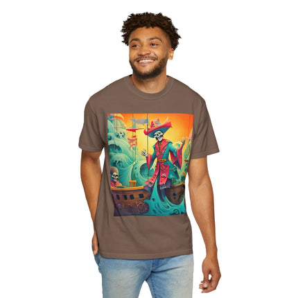 Skeleton Crew of the Misty Seas Unisex Garment-Dyed T-shirt